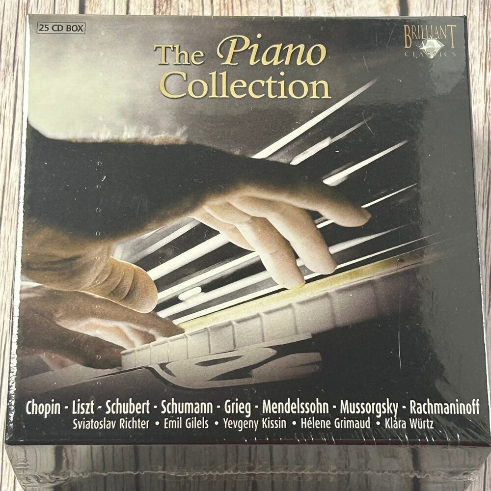 Various – The Piano Collection CD 25-disc Box Set Classical Brilliant Classics